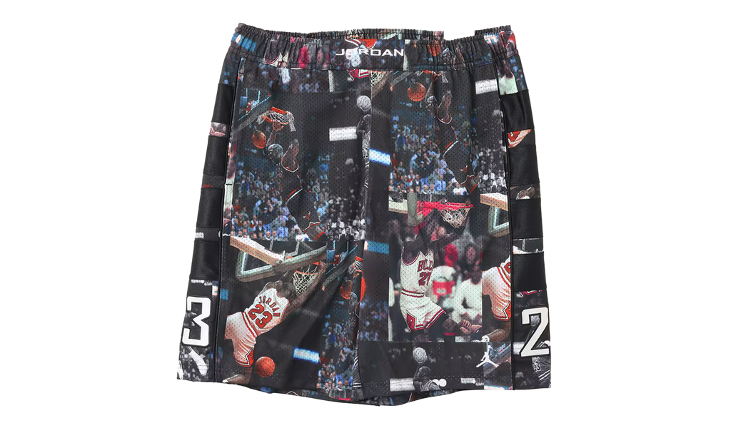 Flight AOP Printed Cat Scratch Shorts "Black" IF1841 010