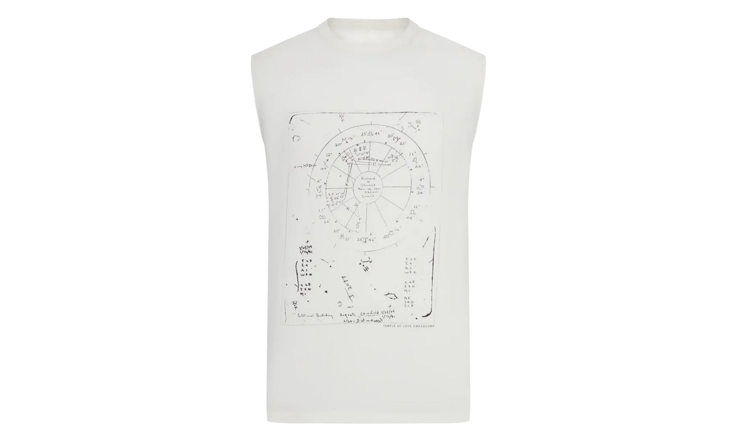 Concordian Brad Sleeveless T-shirt "Milk / Black" RR01F2132 JAEP13 1109