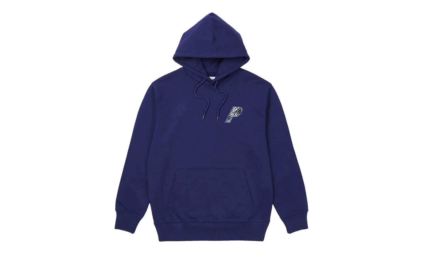 P-3 Snake Applique Hoodie "Navy" p0121