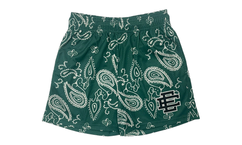 EE Basic Shorts "Paisley - Green Black" EE124