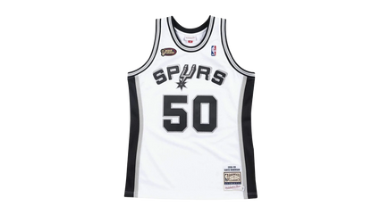NBA David Robinson Authentic Jersey "1998 San Antonio Spurs - White" AJY4EL18028 SASWHIT98DRB