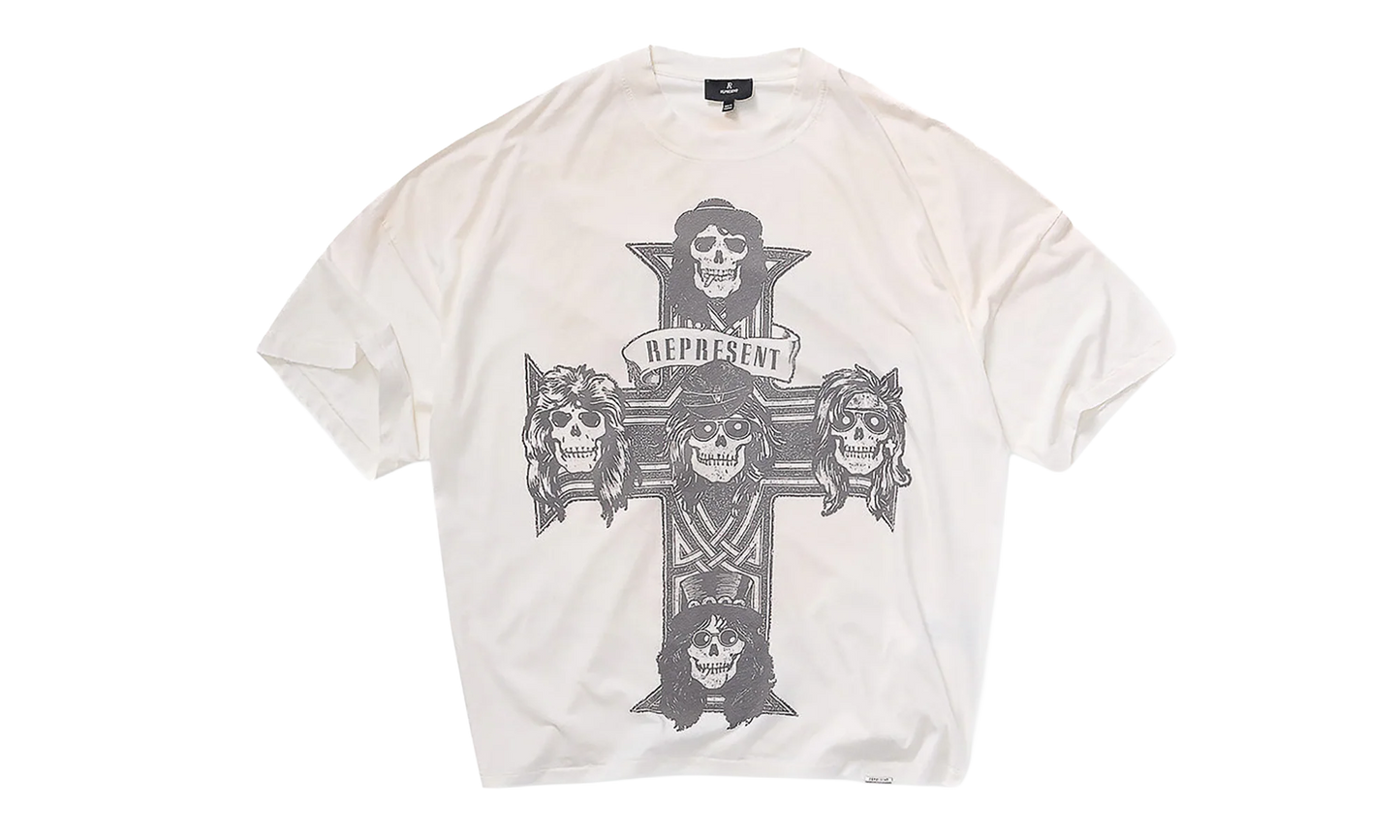 Guns N Roses Cross SS Tee "White" MLM100759-WE