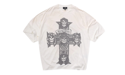 Guns N Roses Cross SS Tee "White" MLM100759-WE