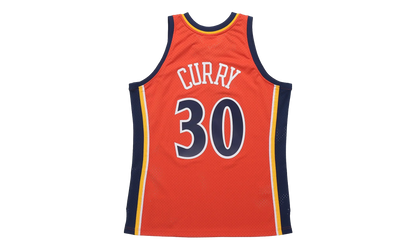 NBA Stephen Curry Swingman Alternate Jersey "2009-10 Golden State Warriors - Dark Orange" SMJYAC18086 GSWDKOR09SCU