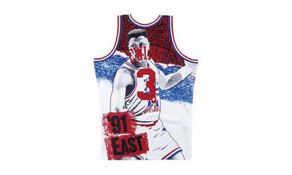 NBA Sublimated Patrick Ewing Swingman Jersey "1991 All Star East - White" SMJYNG18428 ASEWHIT91PEW