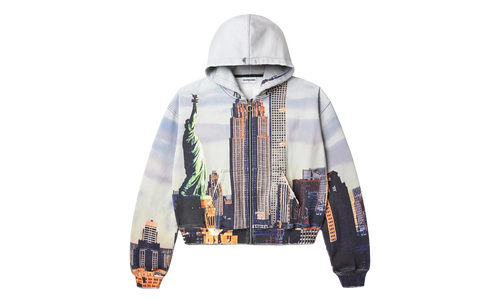 Vale Forever Skyline Zip Up Hoodie "NY Skyline'" VAL21