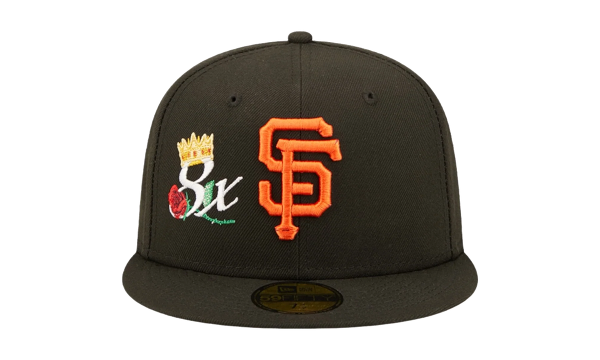 59FIFTY MLB San Francisco Giants Crown 8X Champs Fitted Hat "Black" NE493