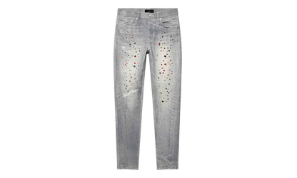 P001 Skinny Jewel Print Denim "Light Indigo" P001 SJWP226