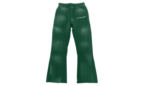 Prefall Flare Sweatpants "Green Washed" RET002