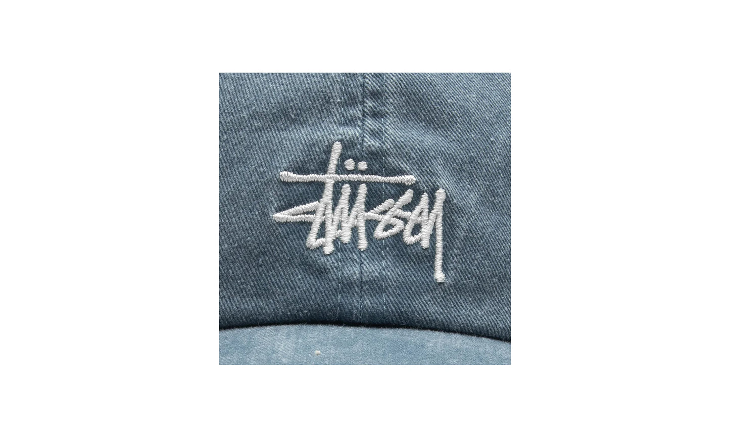 BASIC WASHED LOW PRO CAP "INK BLUE" STUS335