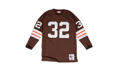NFL Jim Brown Authentic Jersey "1964 Cleveland Browns - Brown" AJY6CP18021 CBRBROW64JBW