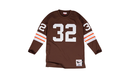 NFL Jim Brown Authentic Jersey "1964 Cleveland Browns - Brown" AJY6CP18021 CBRBROW64JBW
