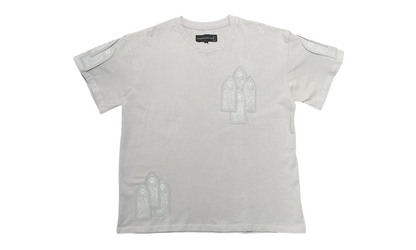 Window Leather Patch Short Sleeve Tee "Vintage Grey" WDWBMBLWSSTSVG