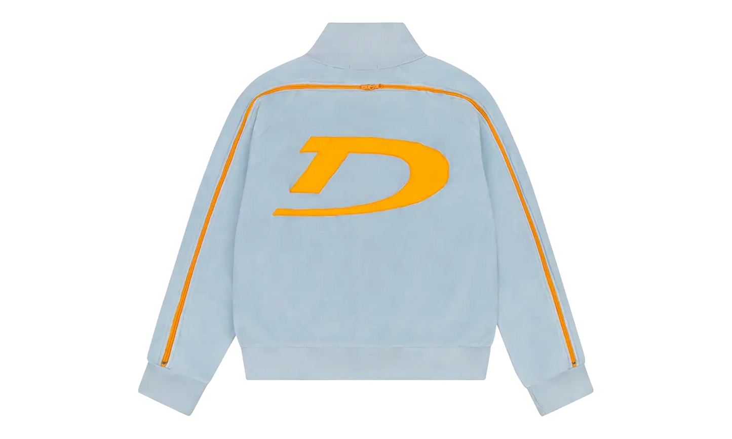 Velour Warmup Jacket "Light Blue" DT516