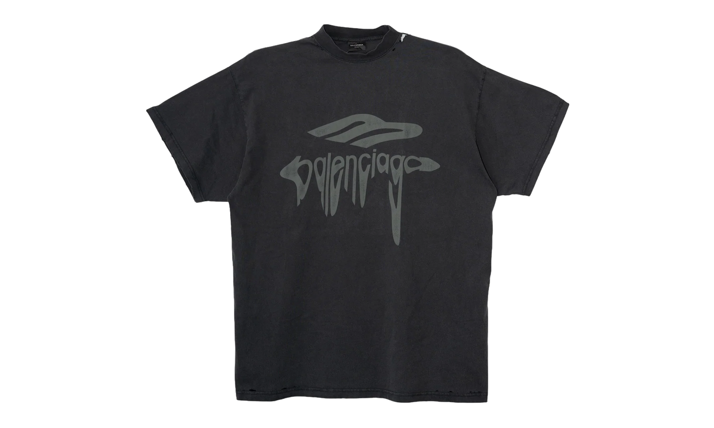 3B Liquefied Logo Short Sleeve Tee "Black" 787349 TRVS8 1013