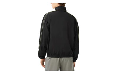 Contrast Water Resistant Zipped Taffeta Jacket "Black / Yellow" BH1607 6TV