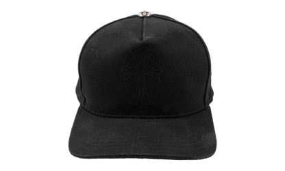 CH cross waxed denim baseball cap "Black" CHRM0637