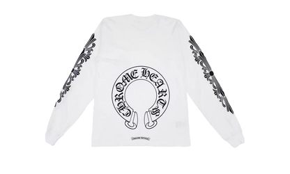 Floral Horseshoe L/S T-shirt "White" CHRM0055