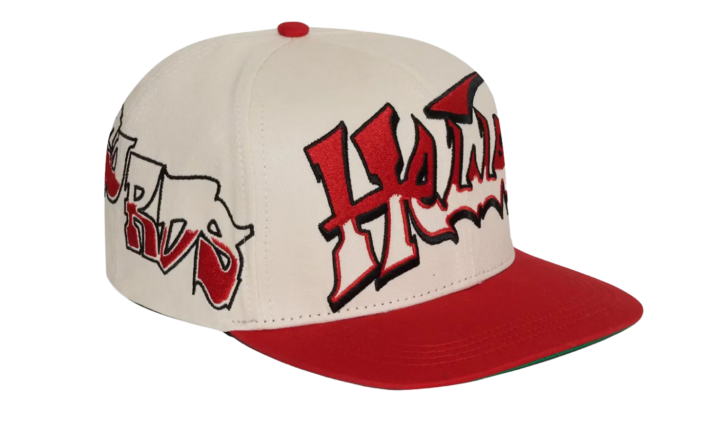 Records Snapback Hat "Red/White" HSR199