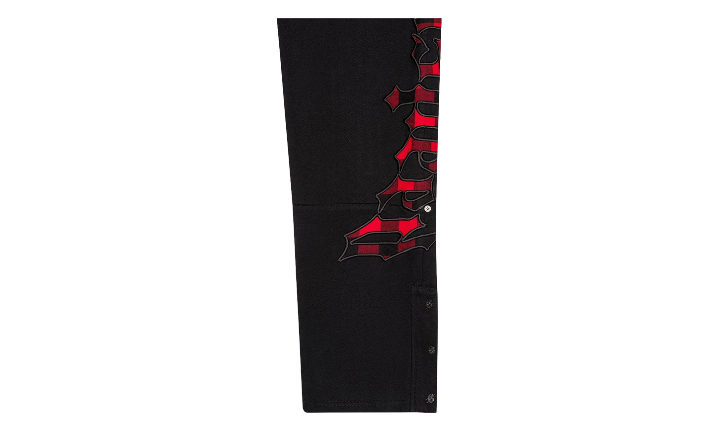 OG Logo Sweatpant "Black Red Plaid" GS095