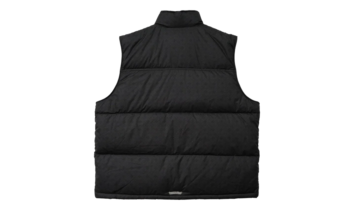 Monogram Cross Pattern Puffer Down Vest "Black" CHRM1177