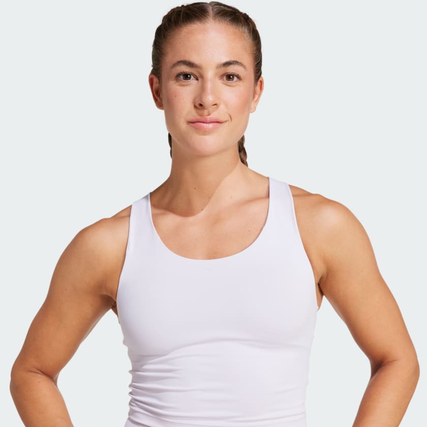 Women's adidas All Me Medium-Support Long Line Bra Tank Top