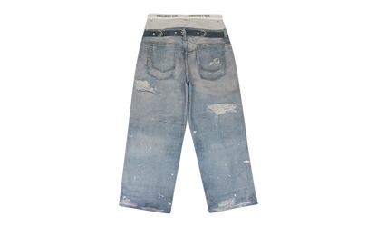 Trompe-Loeil Denim Jeans "Blue" PGR XJNS 0002