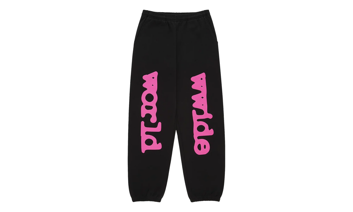 BELUGA ANGEL NUMBER SWEATPANT "Black/Pink" SP5der405