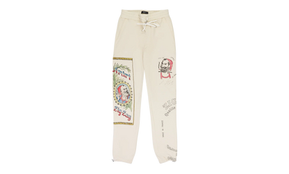 Zig Zag Sketch Sweatpants "Almond" SS22MJG029_Almond
