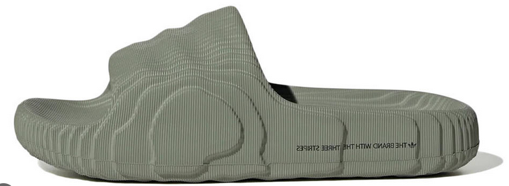 Adilette 22 Slides Silver Green