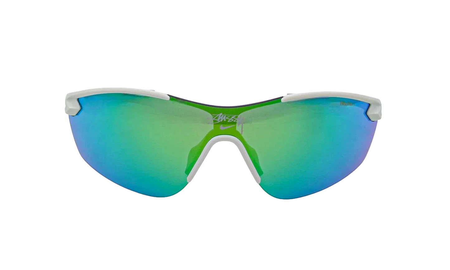 Victory Elite Sunglasses "Stussy - Matte Light Bone / Green Mirror" EV24029 072