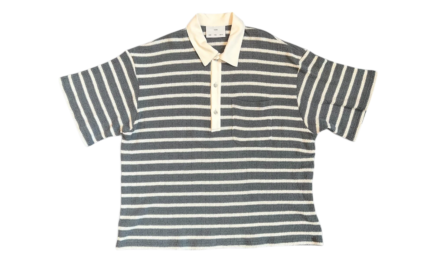 Gym Polo "Pianio Knit - Grey" 261 MTS037 PKNTGRY