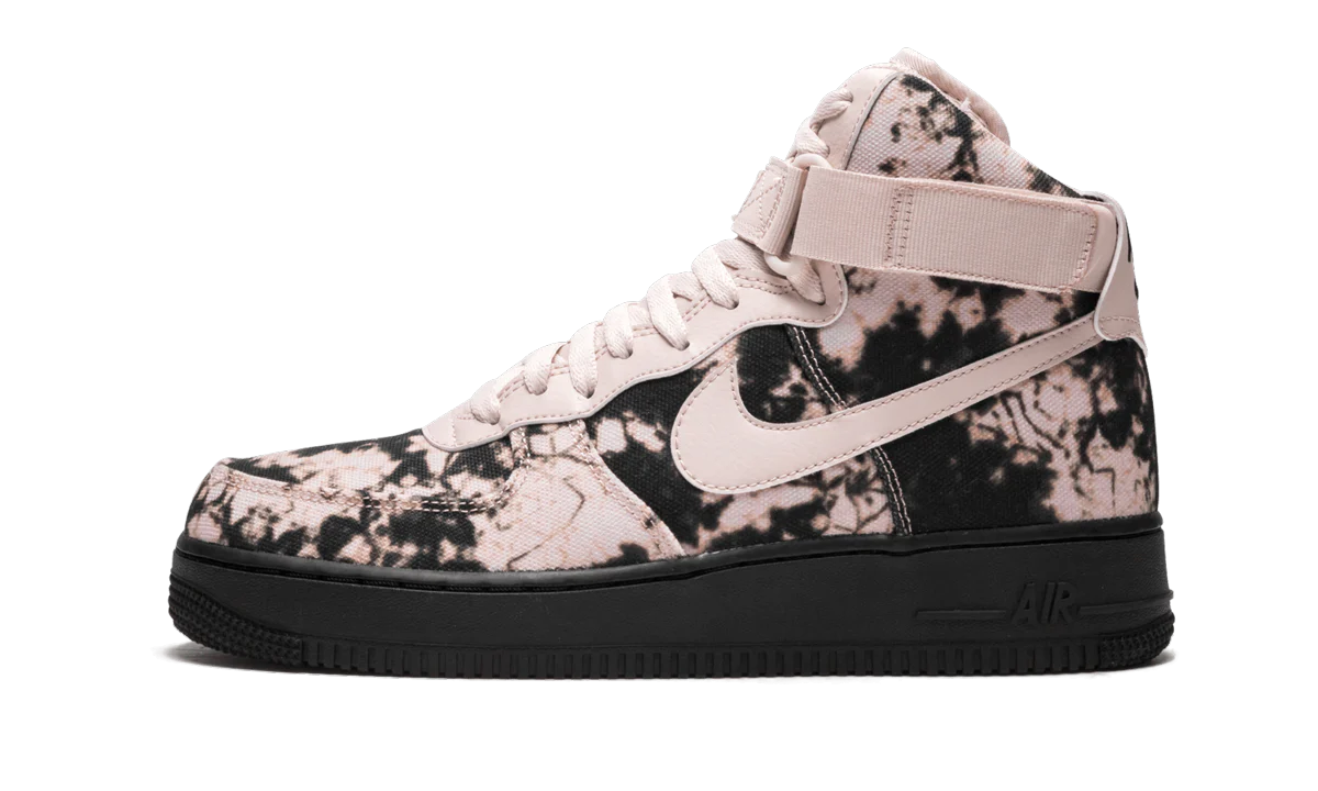 Air Force 1 High Print "BLACK / PARTICLE BEIGE" AR1954 001