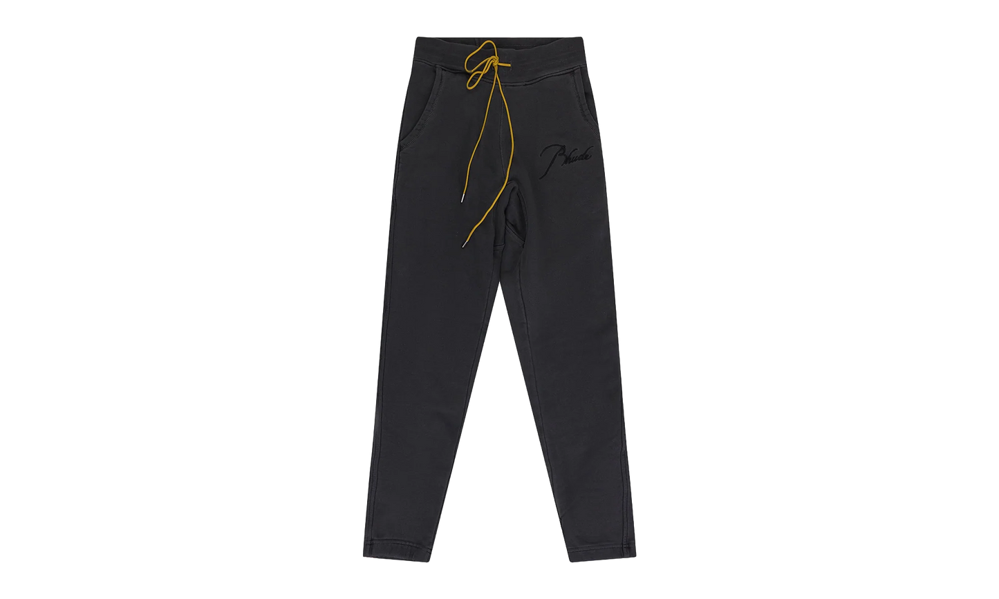 Script Logo Relaxed Sweatpants "Black" RHD MBTM 0235