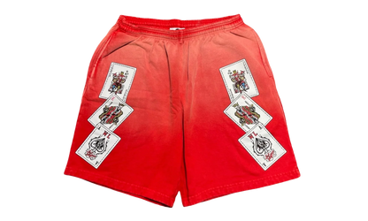 Playing Cards Logo Sweatshorts "Red" WLPCSR