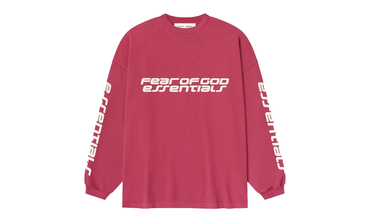 90's Long Sleeve Tee "Crimson" 125HO254572F
