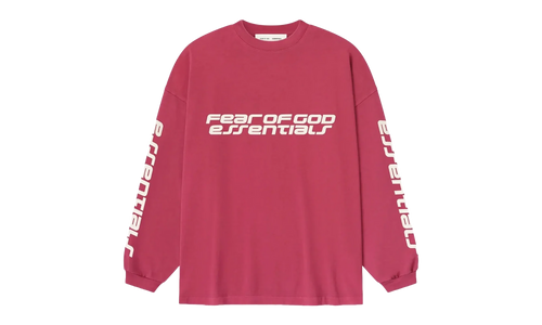 90's Long Sleeve Tee "Crimson" 125HO254572F