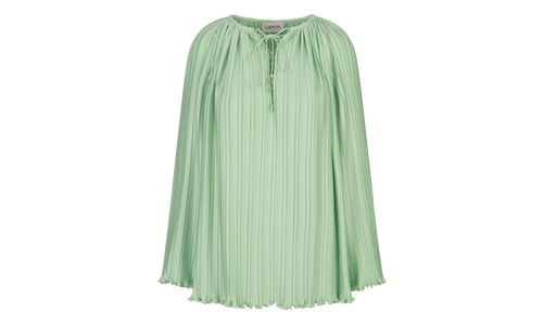 PLEATED LONG SLEEVE BLOUSE "ACQUA" RW TO0001 5944 E24 26