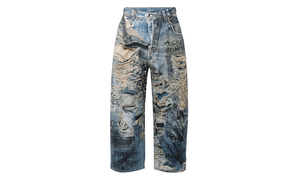 Torn Scribble Denim "Blue" P01004671
