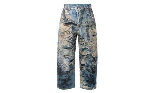 Torn Scribble Denim "Blue" P01004671