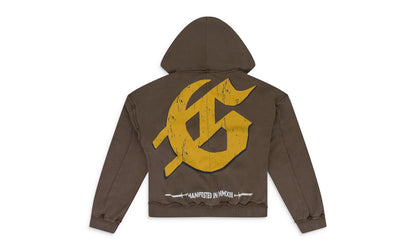Chrome Liberty Zip Hoodie V2 "Brown" GDS MHDS 0004