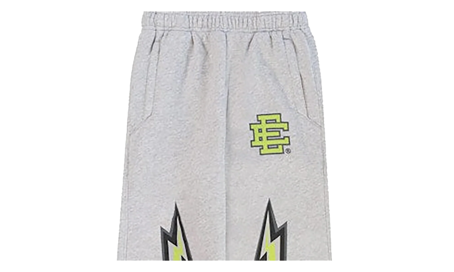 EE BASIC SWEATPANTS "SS24 - Grey/Lime Bolt" EE562