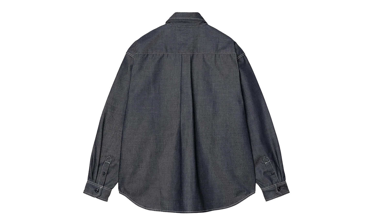 Tigan Shirt Jacket "Blue Rigid" I036263 01 01