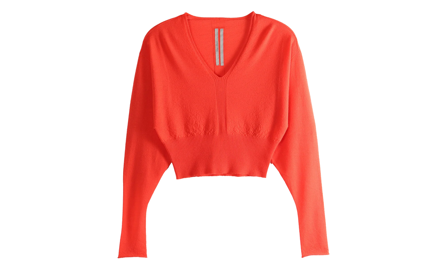 V Cropped Top WMNS "Coral" RP01F6665 WS 83