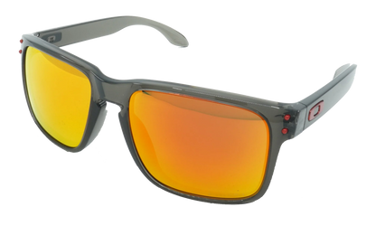 (Global Fit) Holbrook Sunglasses "Grey Smoke / PRIZM Ruby Iridium" OO9244 28