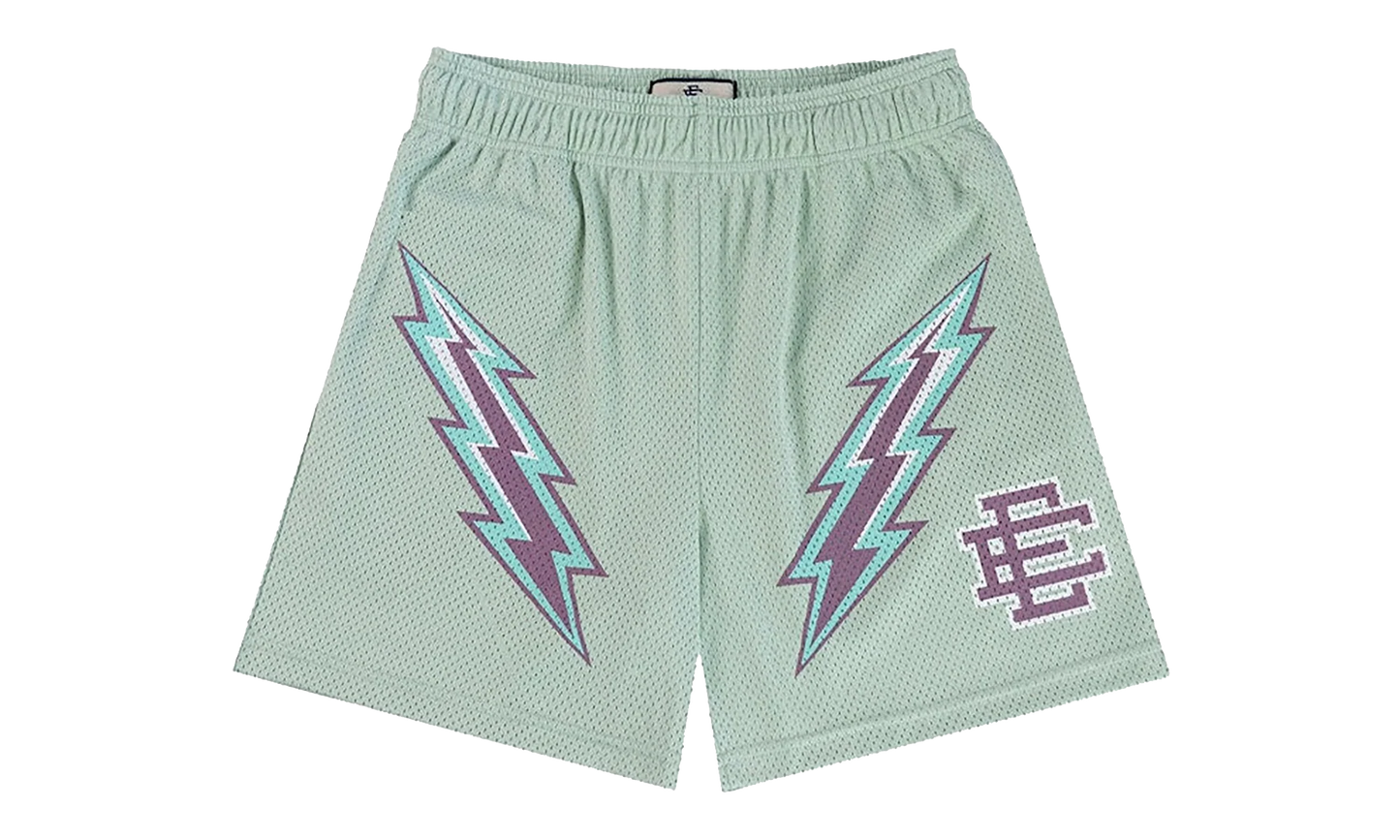 EE BASIC SHORT "SS24 - Bolt Silt Green/Purple" EE684