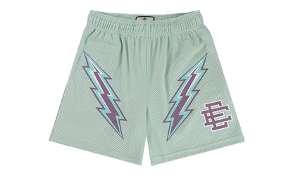 EE BASIC SHORT "SS24 - Bolt Silt Green/Purple" EE684