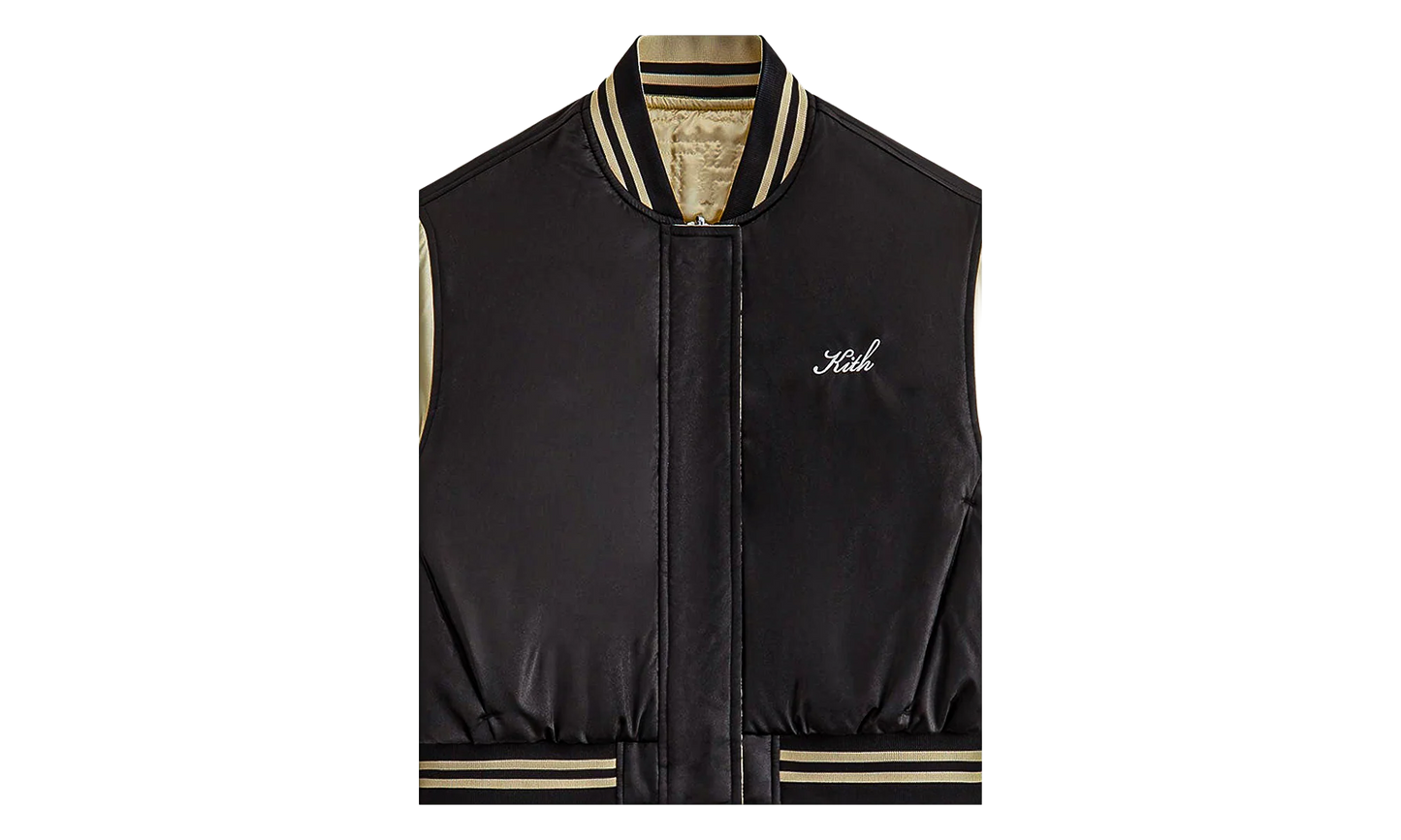 Landry Varsity Cropped Bomber "Black" khw010187 001
