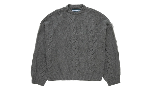 Linas Dual Crewneck Sweatshirt "Ash Grey" N3AW25N3KN03AG