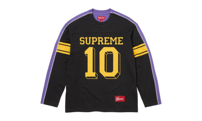 Split L/S Football Top "FW25 - Black" SU26887